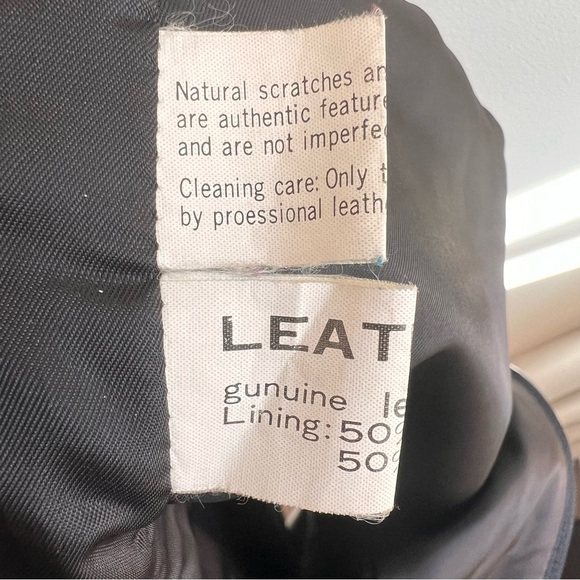 Gandalf Vintage 1970s 100% Leather Textured Midi Skirt, Black A-line Slit, 10 - Picture 7 of 10